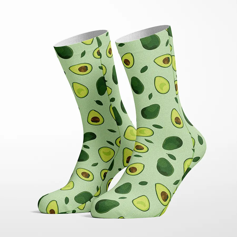 Avocado crew socks