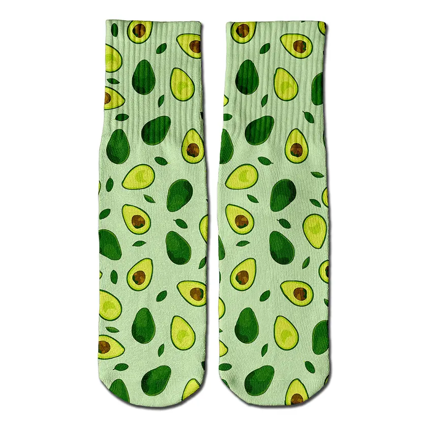 Avocado crew socks