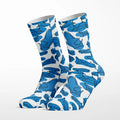 Blue Sharks crew socks