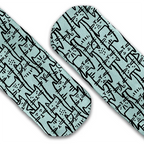 Cat Party crew socks