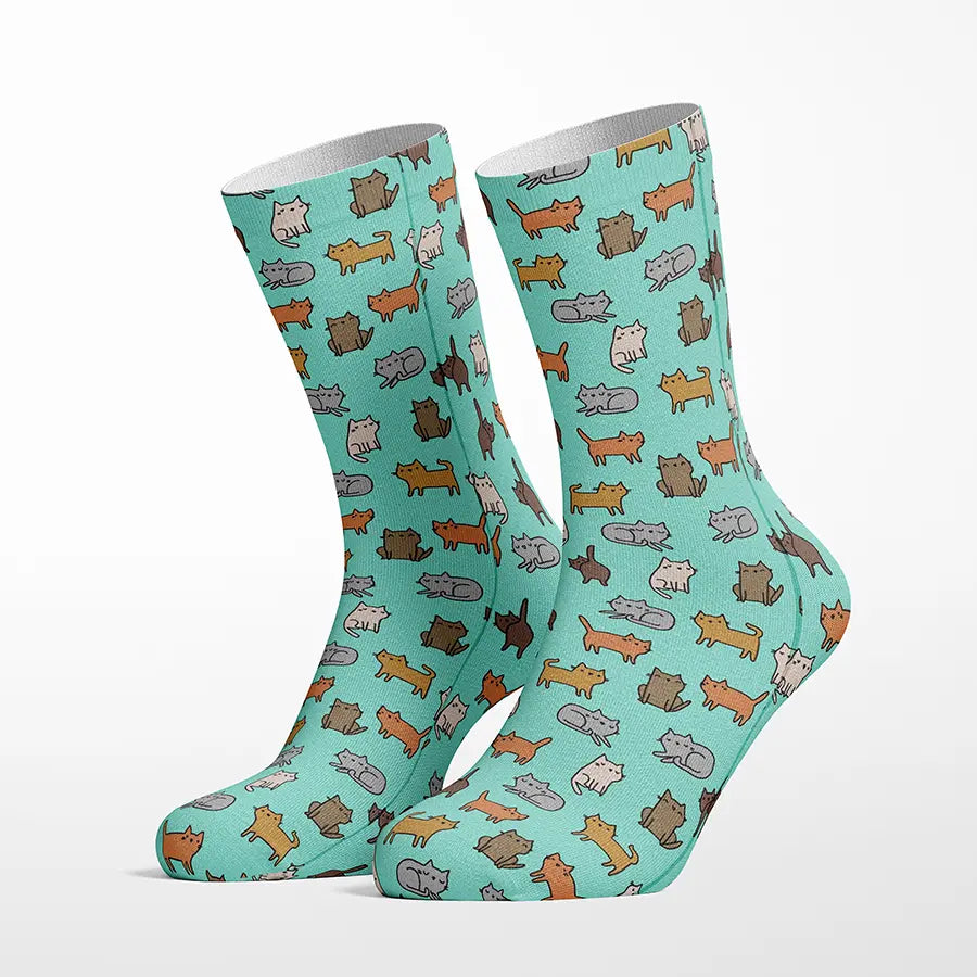 Cats crew socks