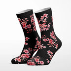 Cherry Blossom crew socks