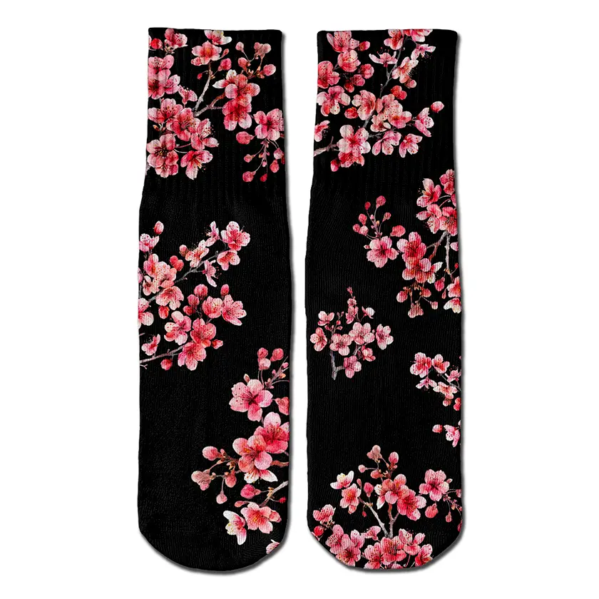 Cherry Blossom crew socks