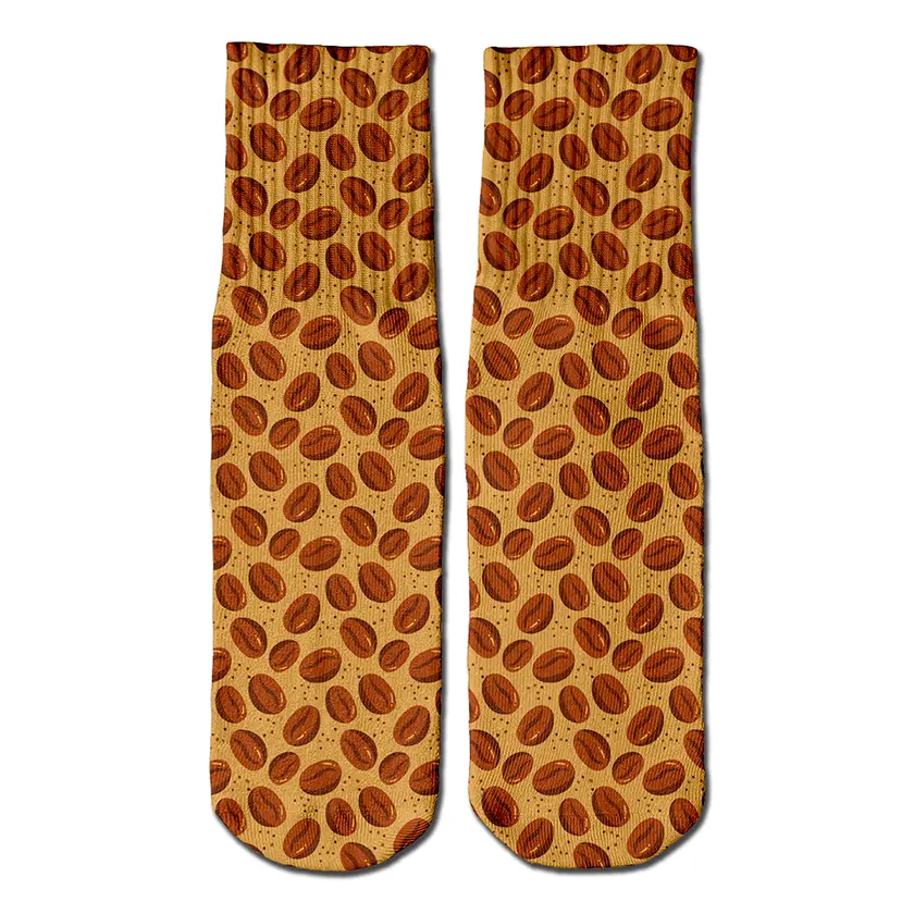 Coffee Beans crew socks