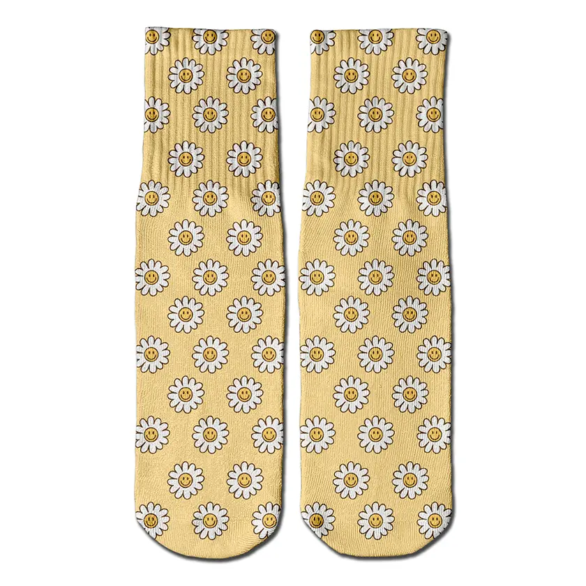 Daisy Smiles crew socks