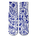 Delft Flowers crew socks