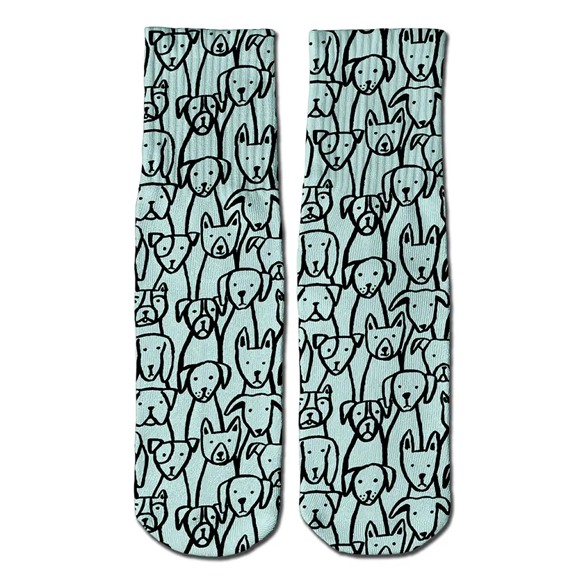 Dog Party crew socks