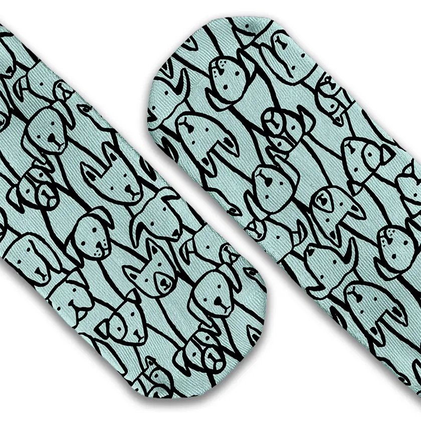 Dog Party crew socks