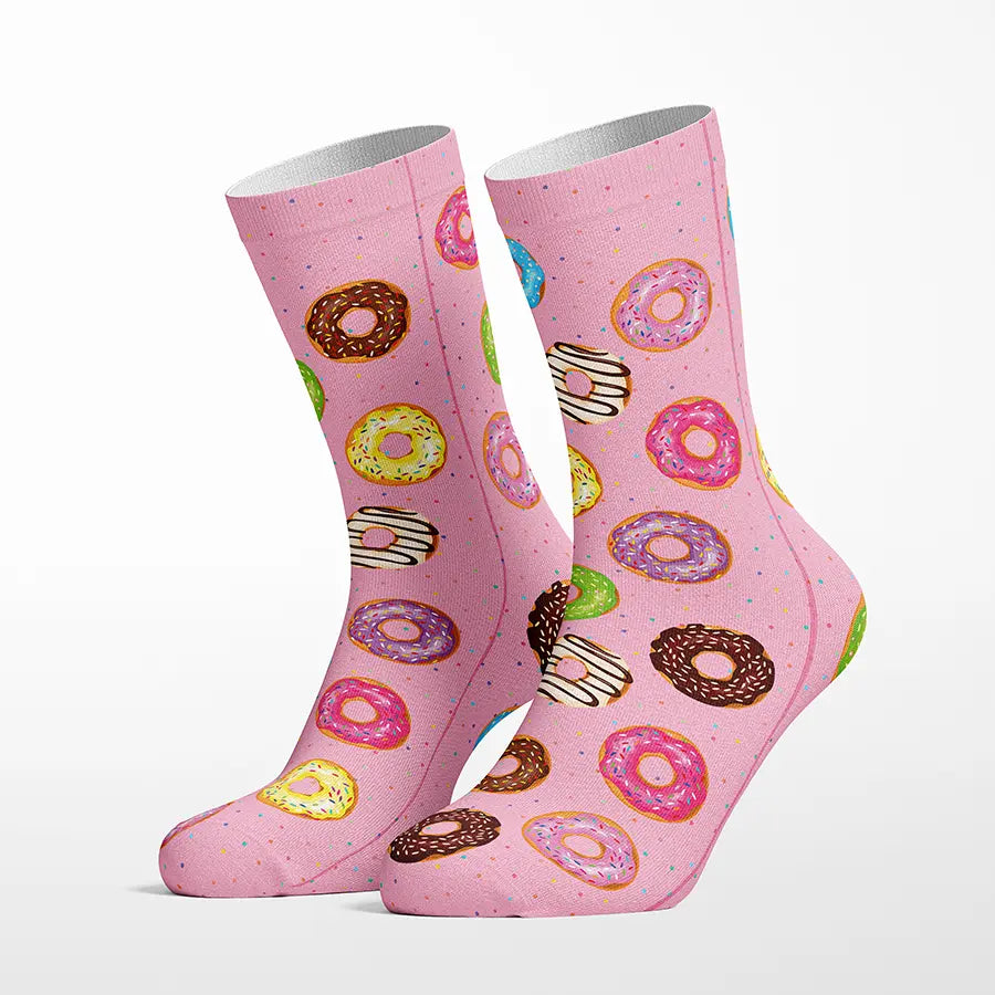 Donuts crew socks