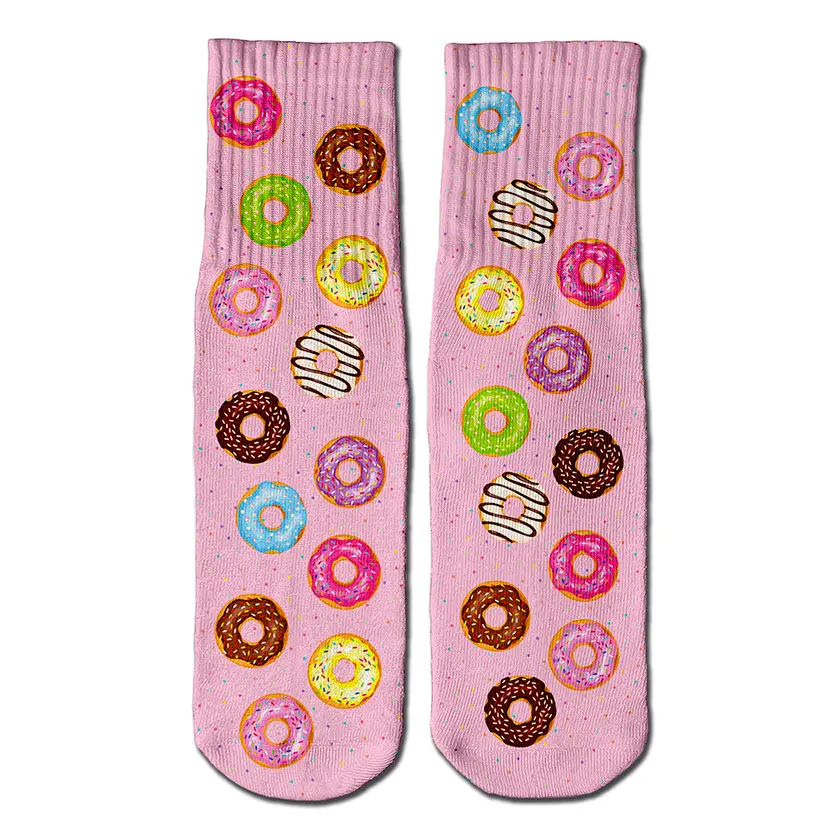 Donuts crew socks