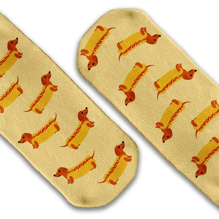 Hot Dogs crew socks