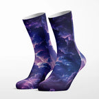 Iridescent Clouds crew socks