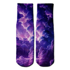 Iridescent Clouds crew socks
