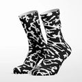 Jagged crew socks