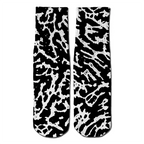 Jagged crew socks