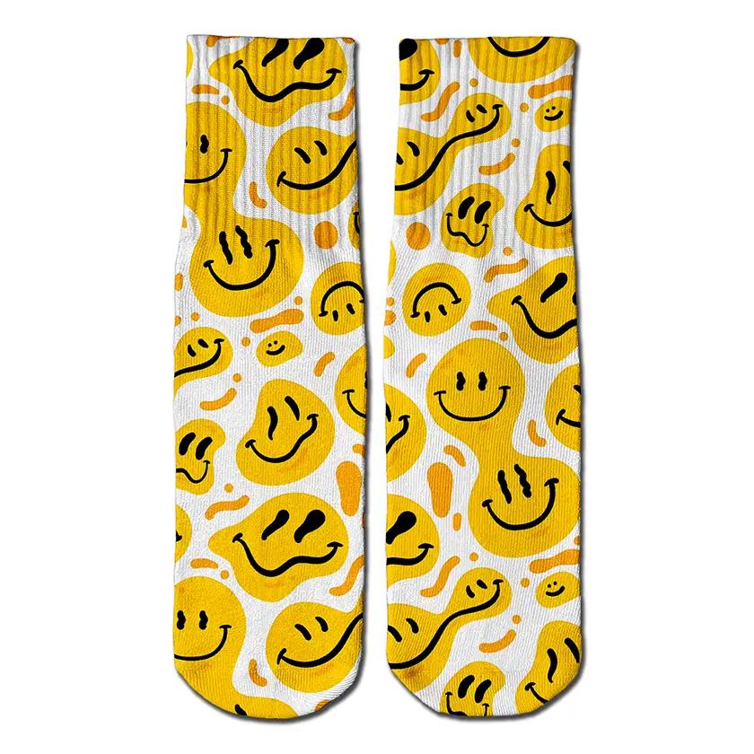 Liquid Smiles crew socks