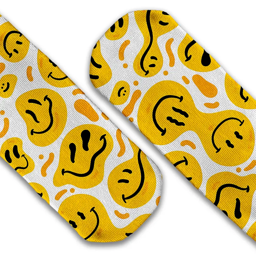 Liquid Smiles crew socks