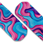 Liquid Swirl crew socks