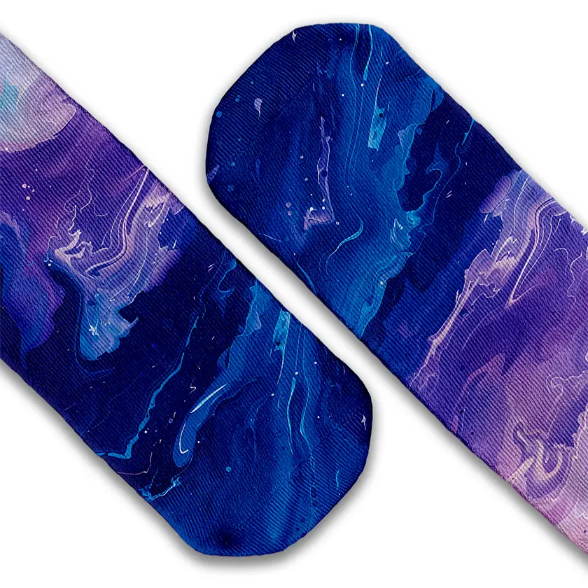 Marbled Paint crew socks