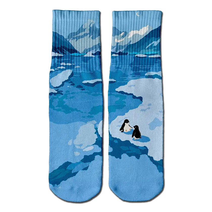 Penguins On Ice crew socks