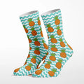 Pineapple crew socks