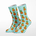 Pineapple crew socks