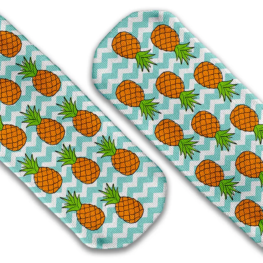 Pineapple crew socks