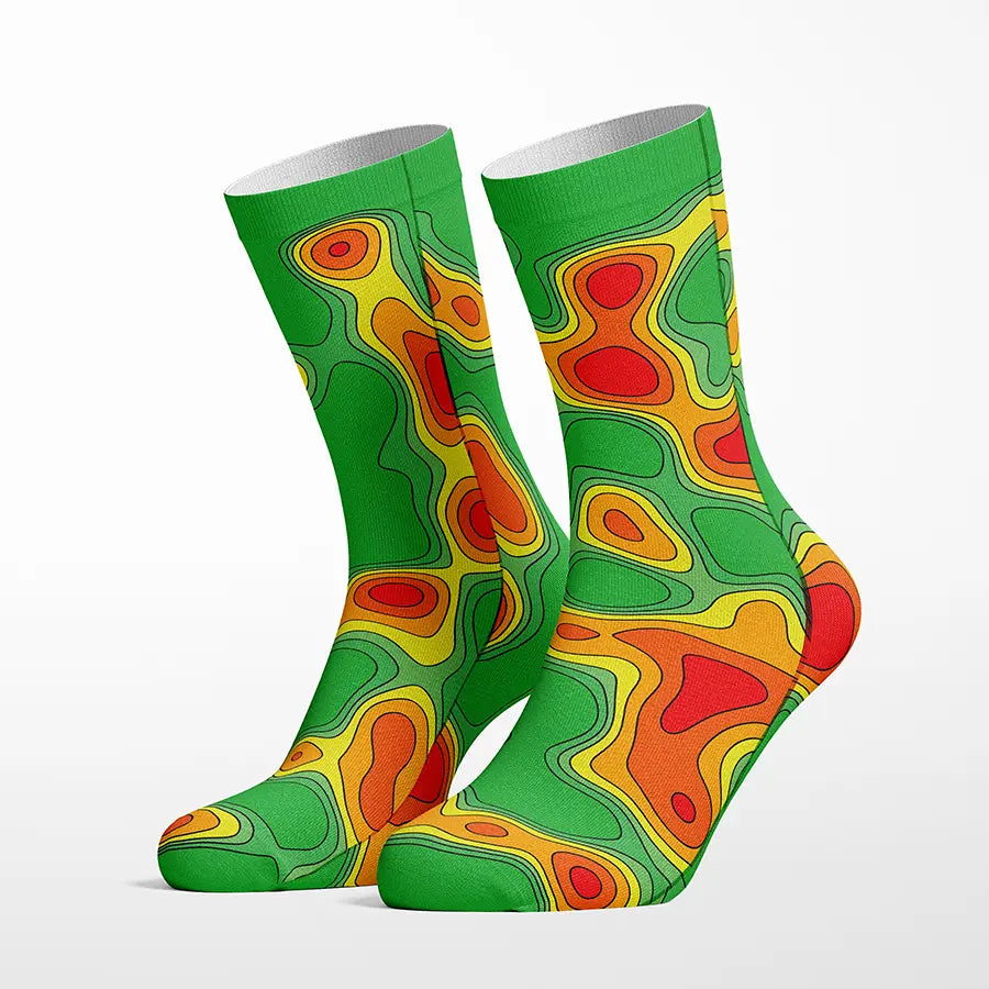 Rainmap crew socks