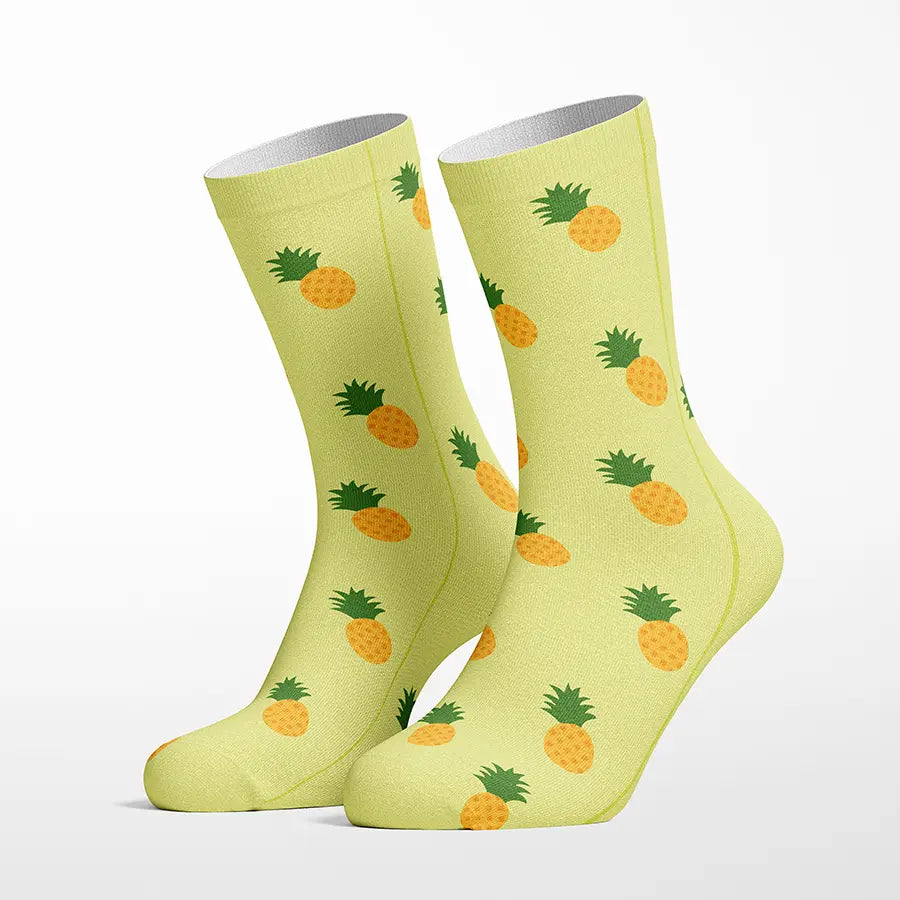 Simple Pineapples crew socks