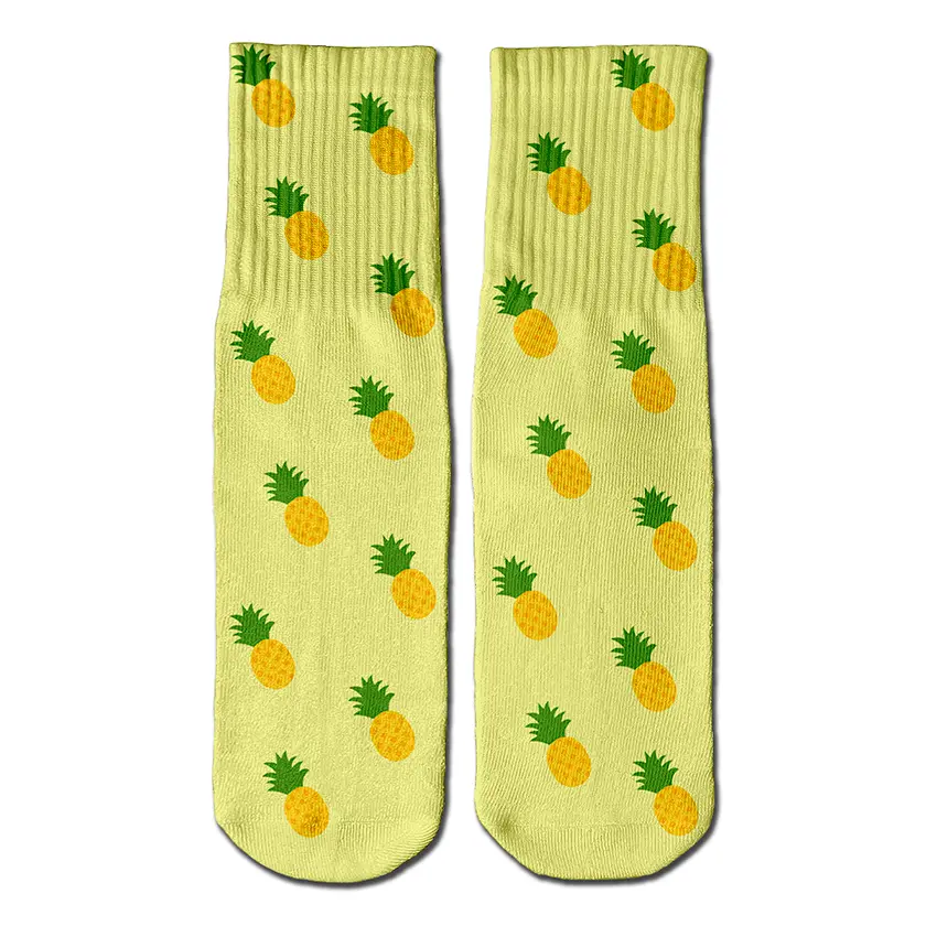 Simple Pineapples crew socks