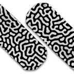 Squiggle crew socks