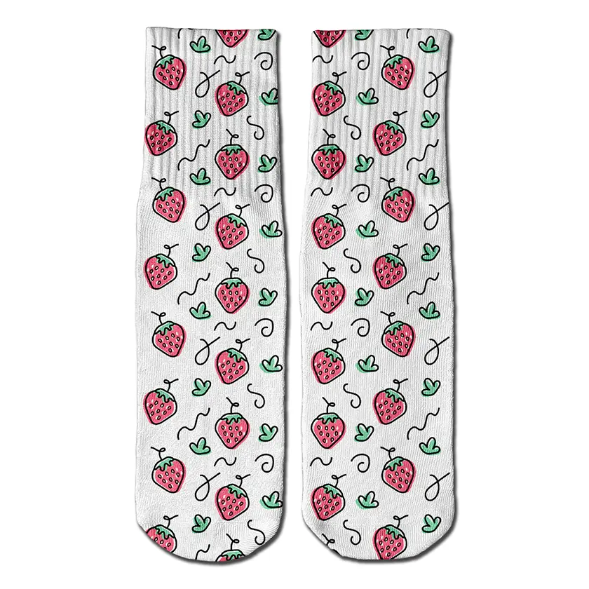 Strawberry Fields crew socks