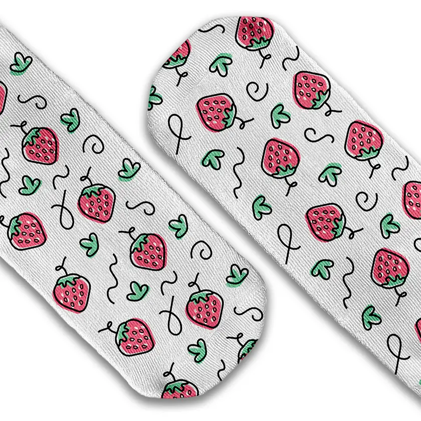 Strawberry Fields crew socks