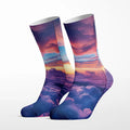 Sunset Clouds crew socks