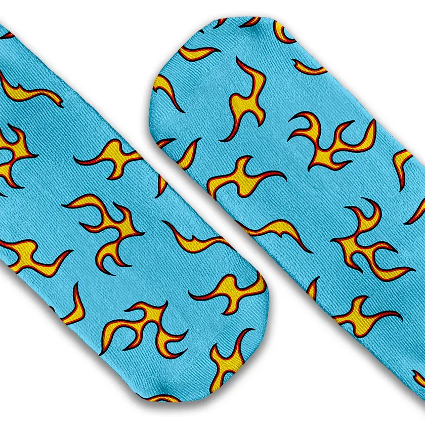 Supa Hot Fire crew socks