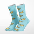 Swimming Goldens crew socks