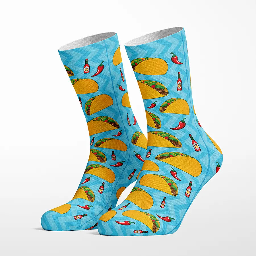 Tacos crew socks