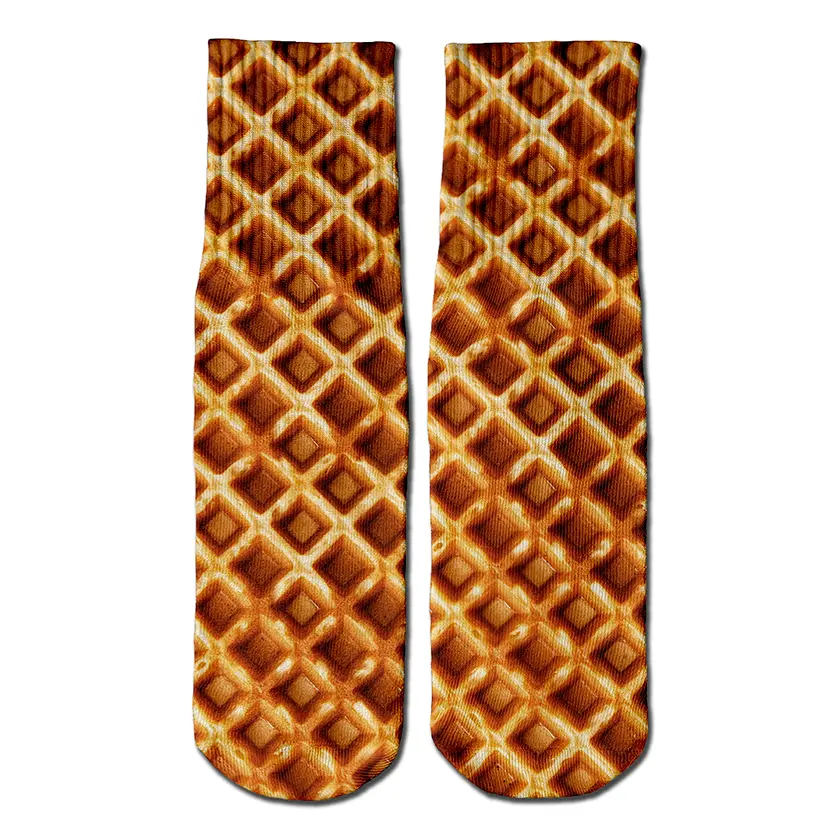 Waffles crew socks