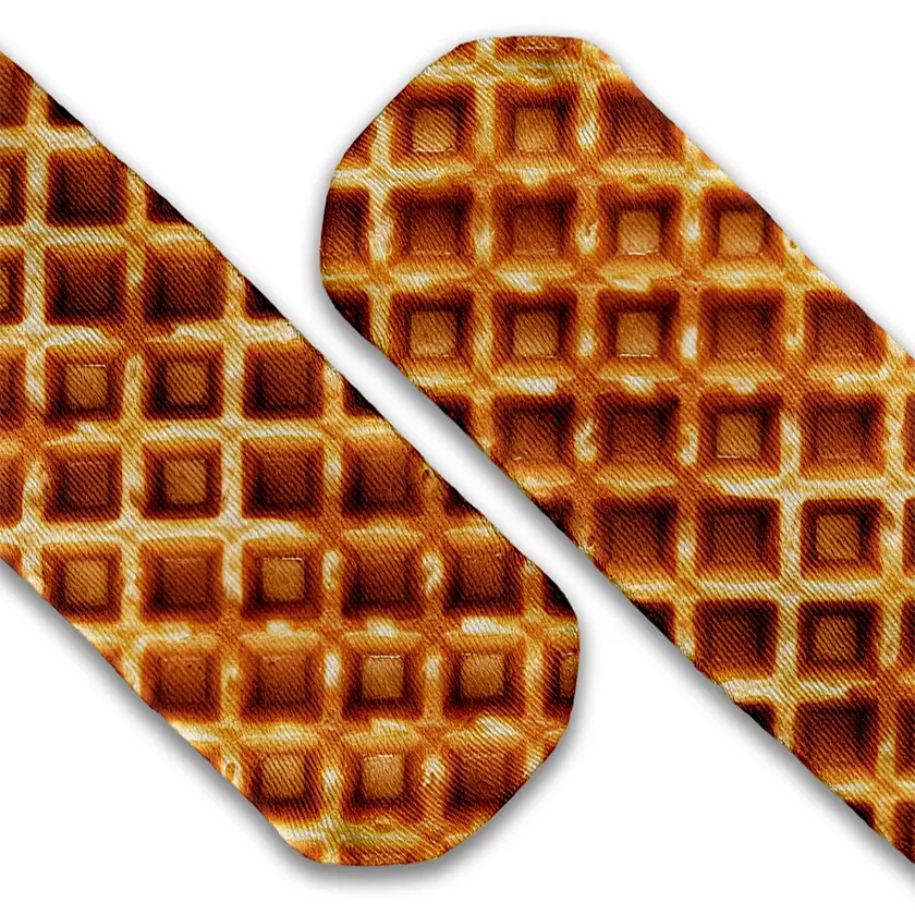 Waffles crew socks