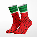 Watermelon crew socks