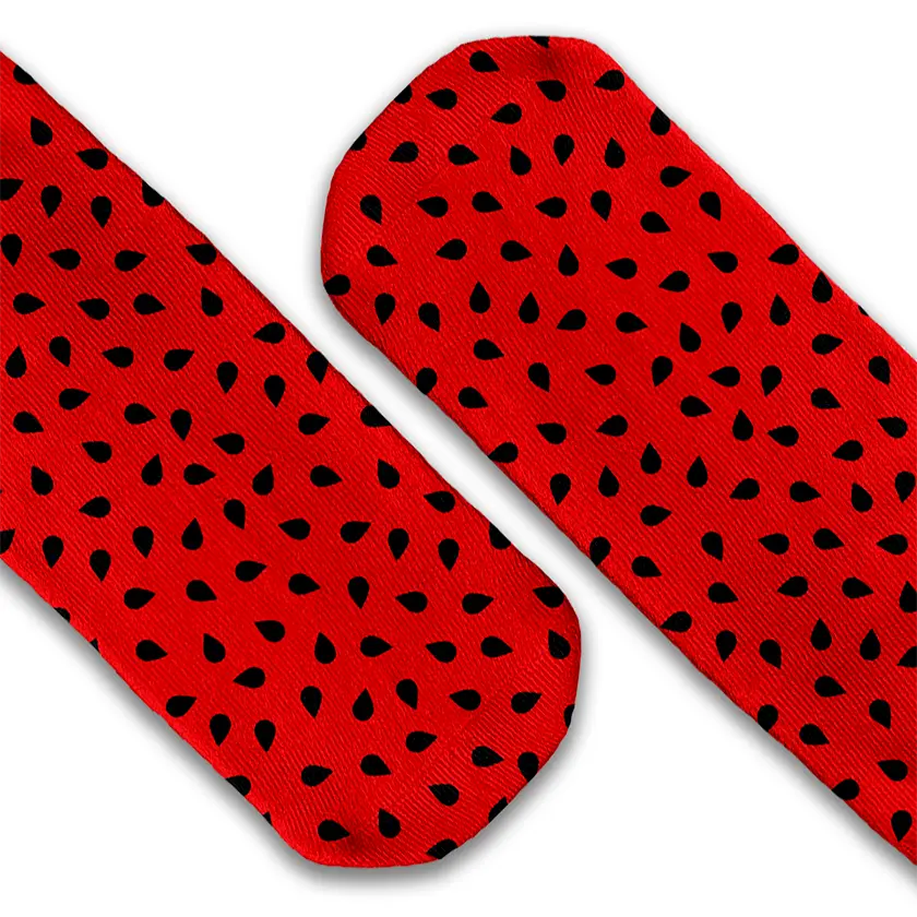 Watermelon crew socks