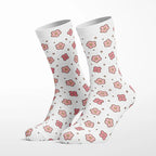 Wild Poppies crew socks