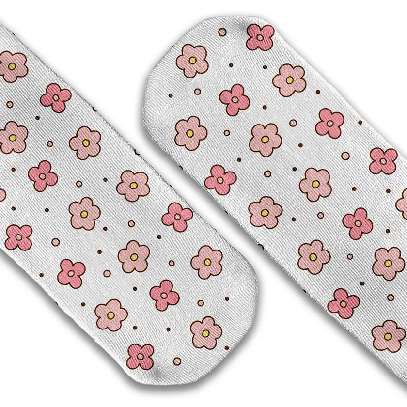 Wild Poppies crew socks
